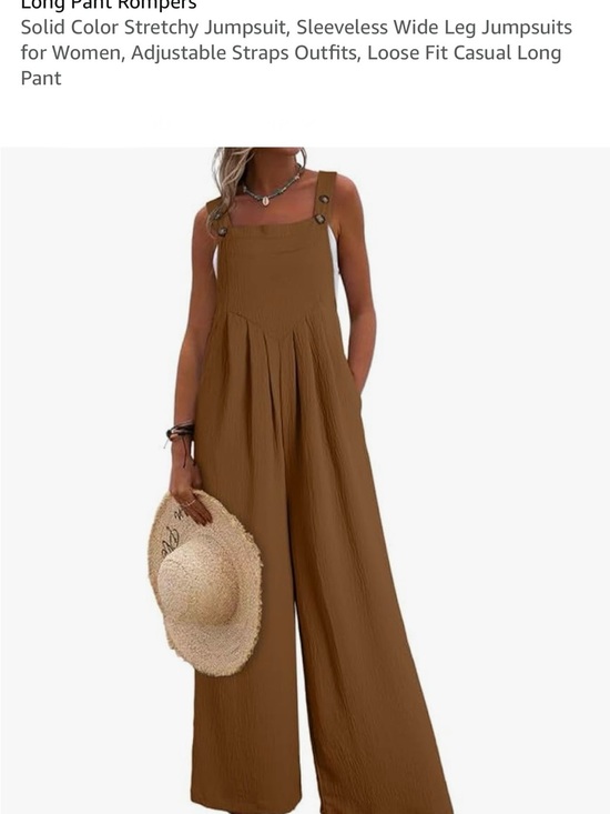 Dokotoo Pants - Dokotoo women’s brown sleeveless wide leg jumpsuit romper XL New